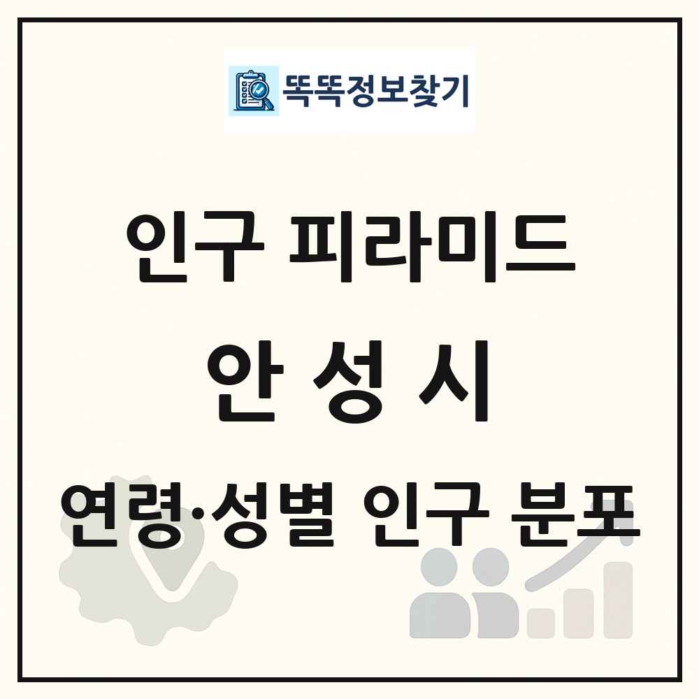 안성시 인구 피라미드 링크 그림